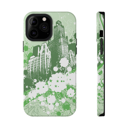 Green City Tough iPhone Case