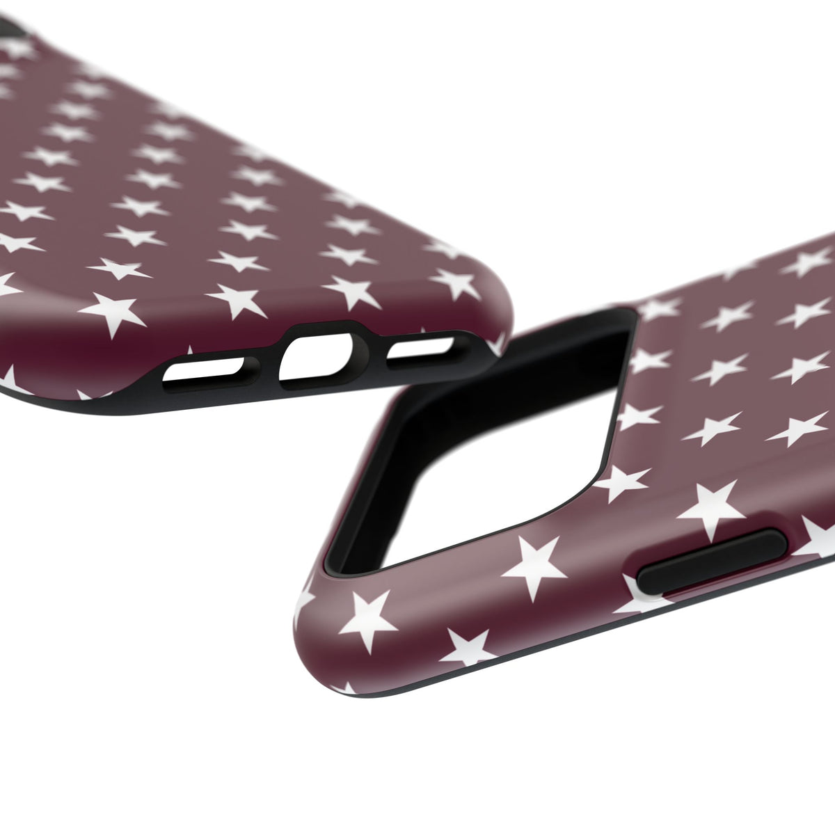 Maroon Stars Tough iPhone Case