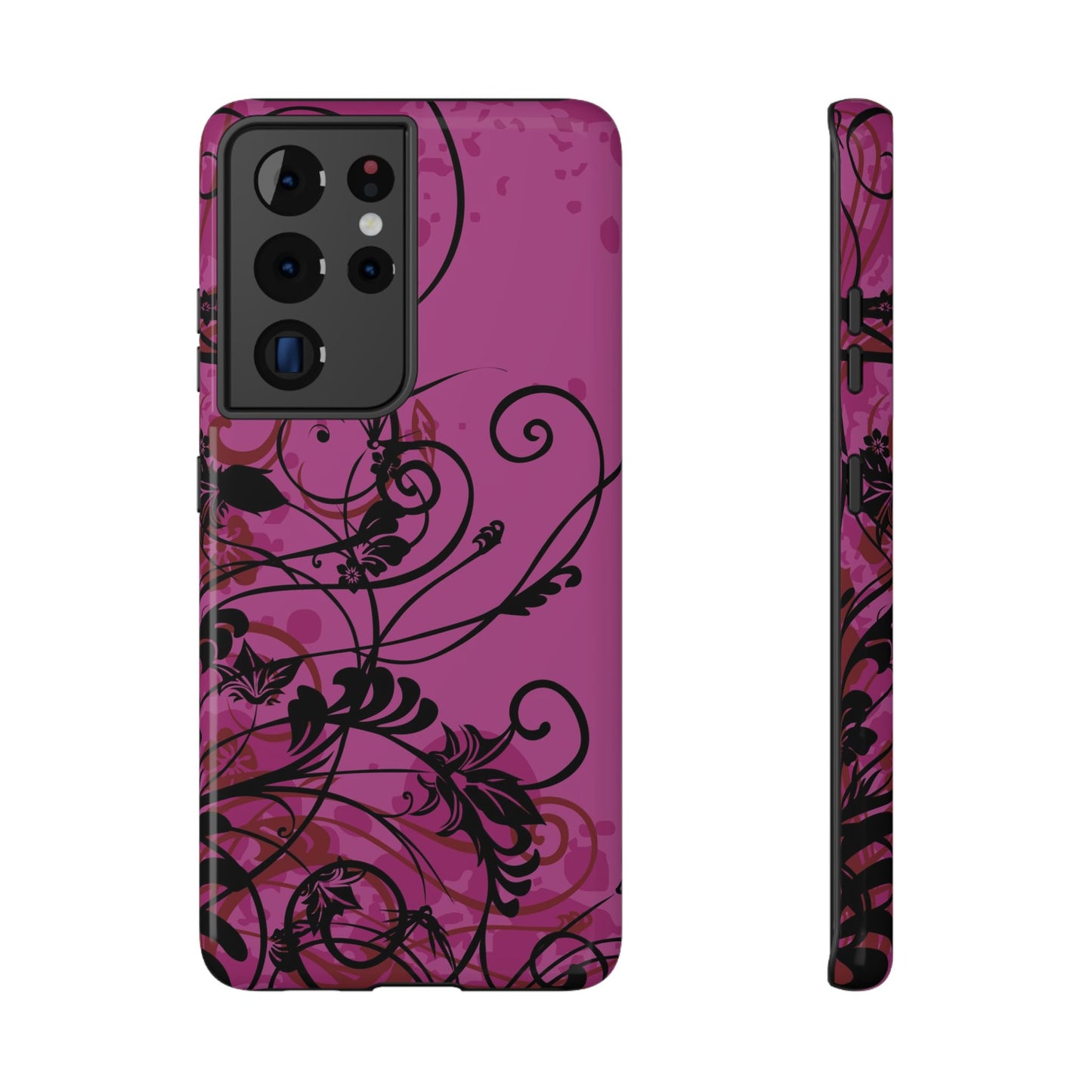 Midnight Petals Tough Samsung Case