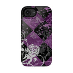 Checkered Rose Tough iPhone Case