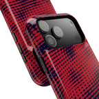 Red Static Tough iPhone Case