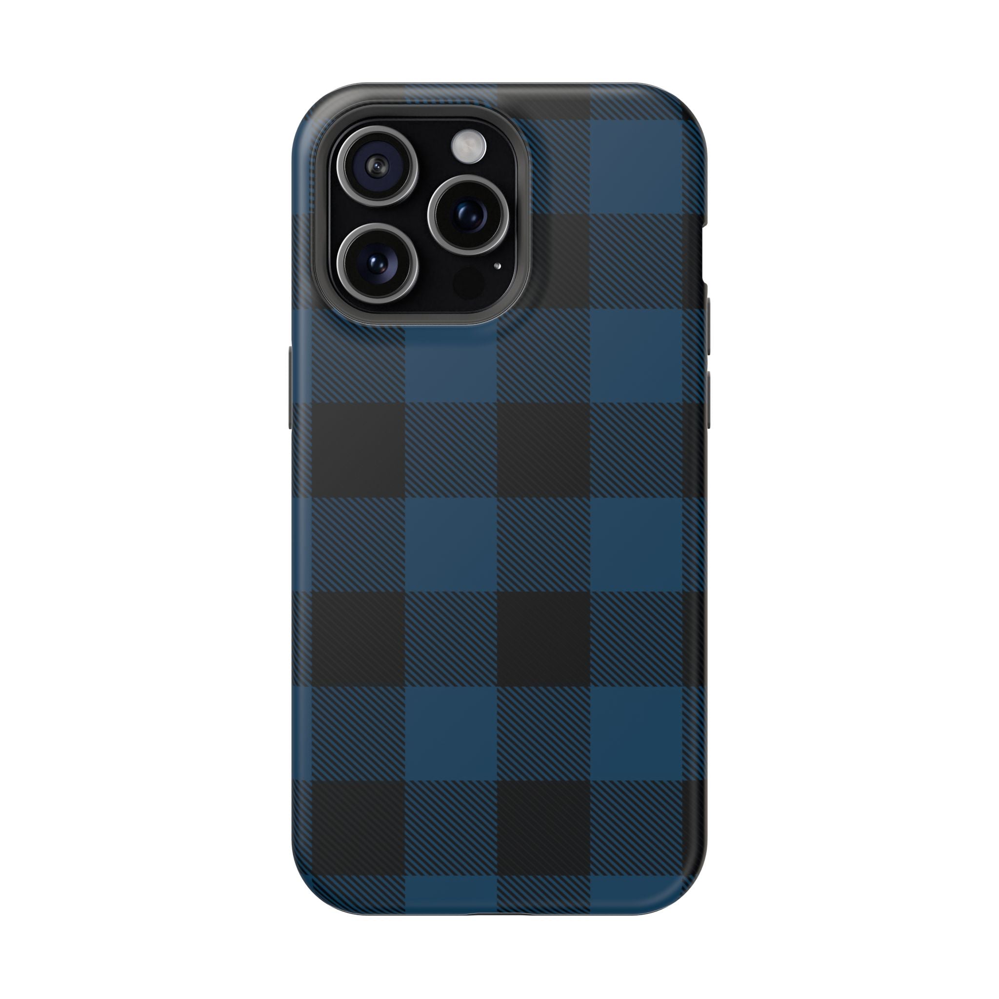 Blue Flannel Tough iPhone Case
