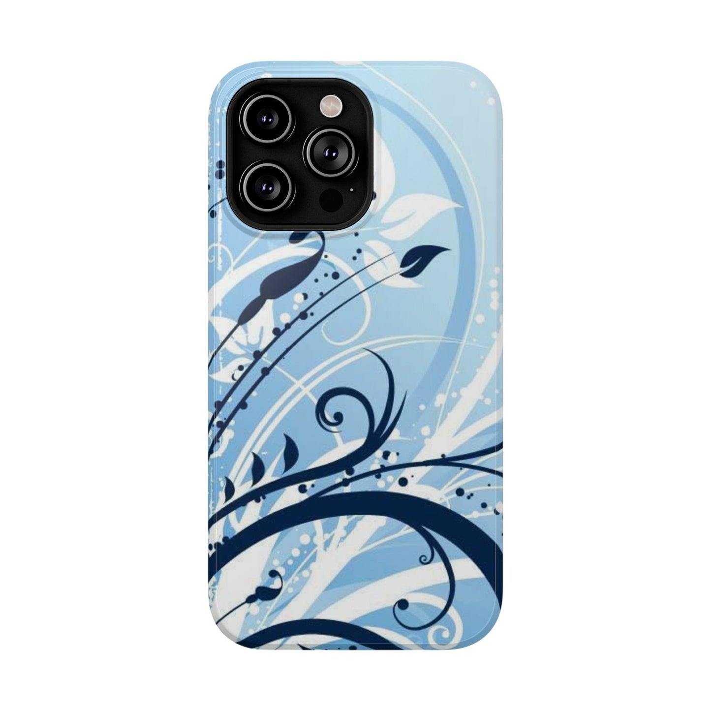 Bloom in Blue Tough iPhone Case