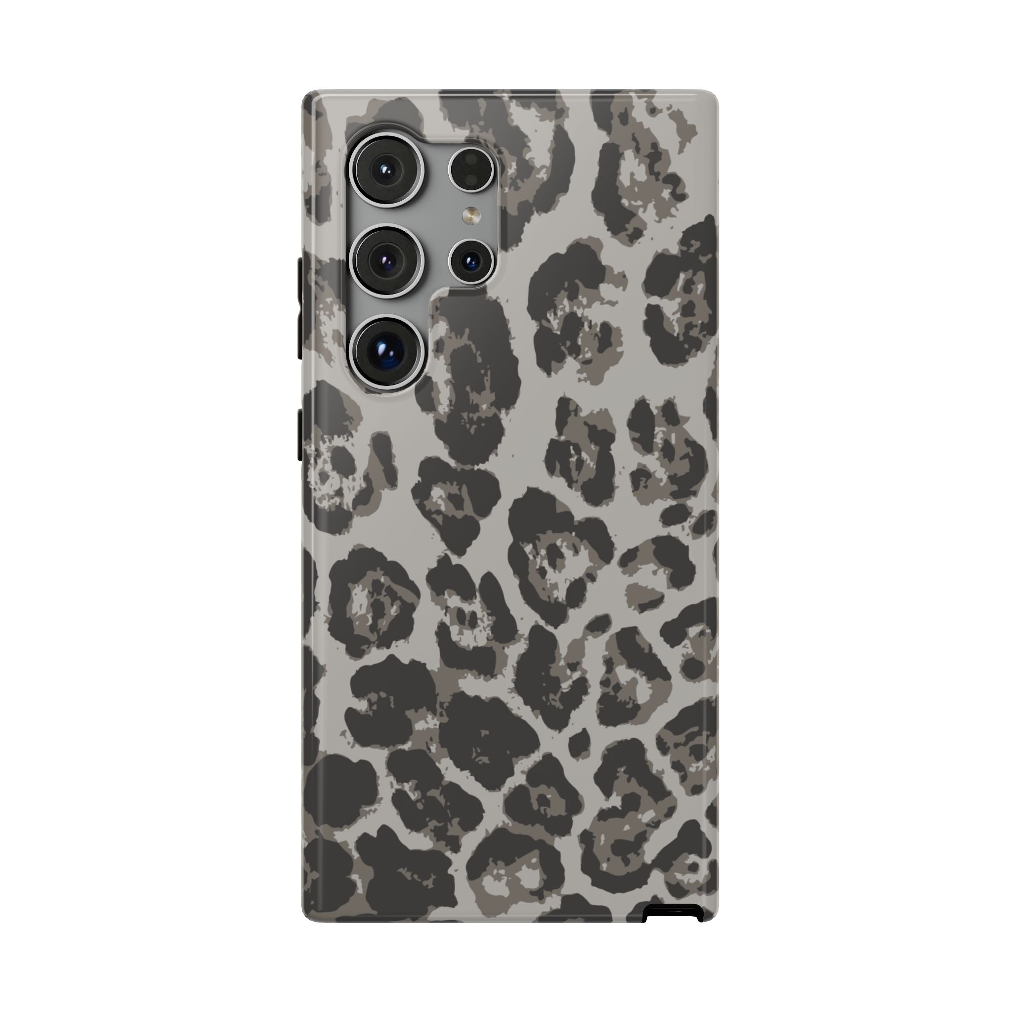 Grey Leopard Tough Samsung Case