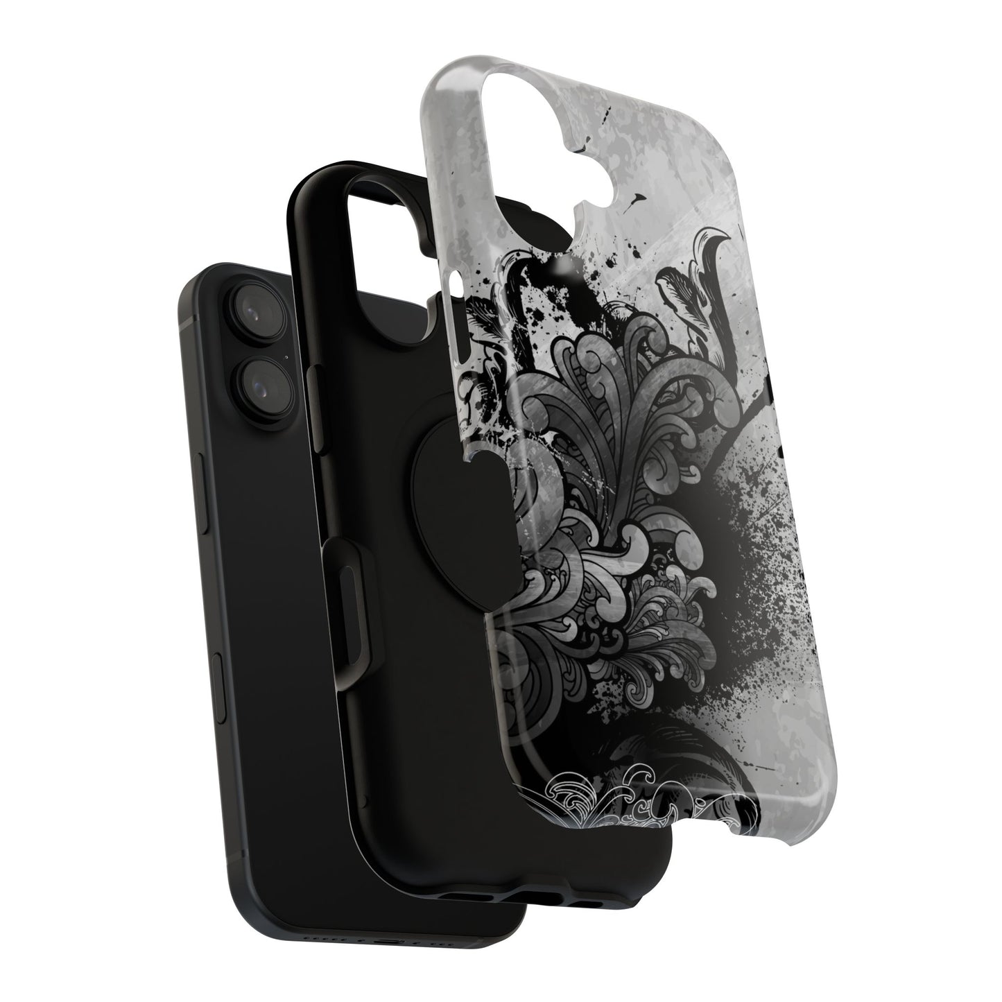 Charcoal Echo Tough iPhone Case