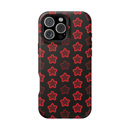 Red Stars Tough iPhone Case