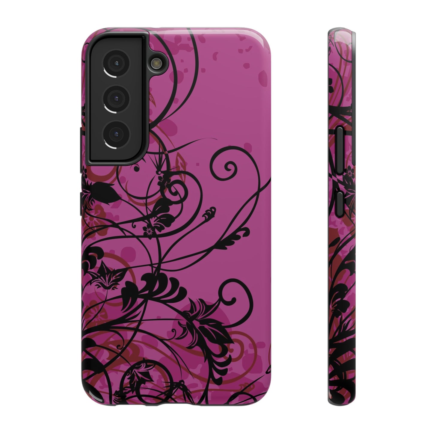 Midnight Petals Tough Samsung Case