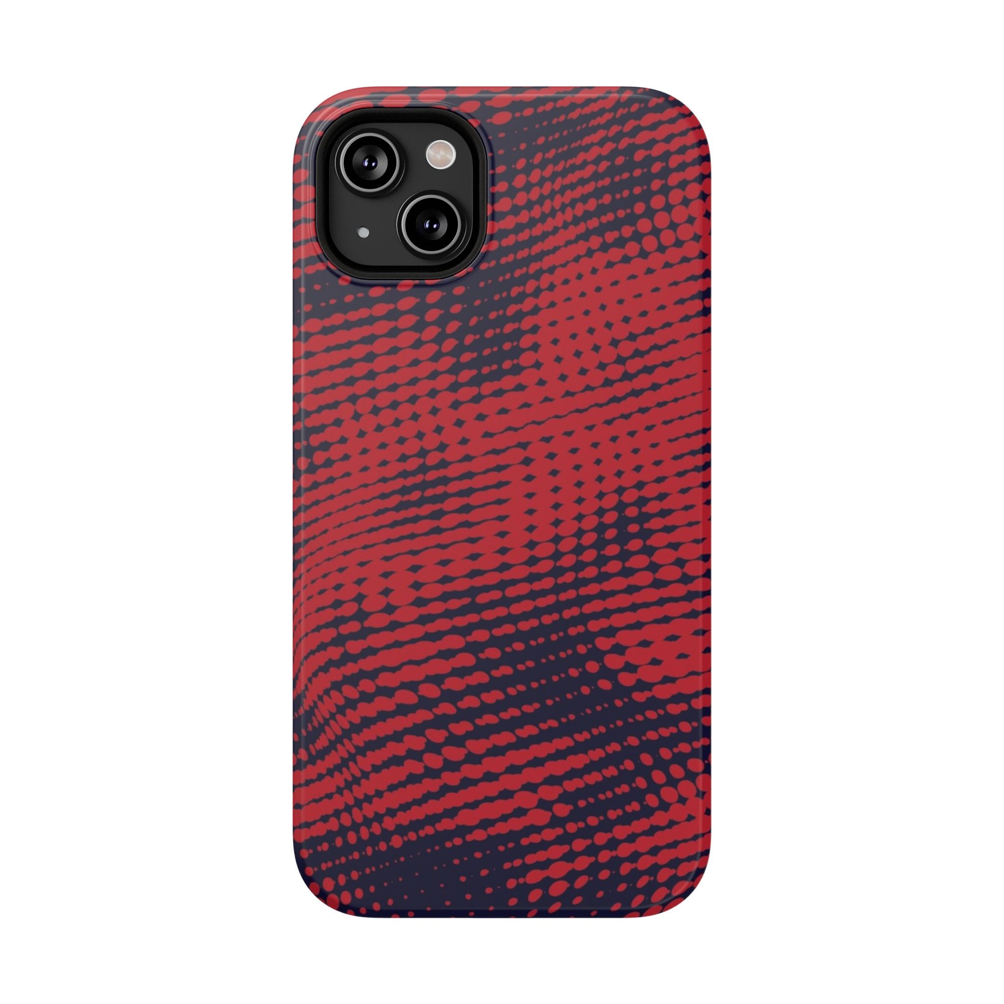 Red Static Tough iPhone Case