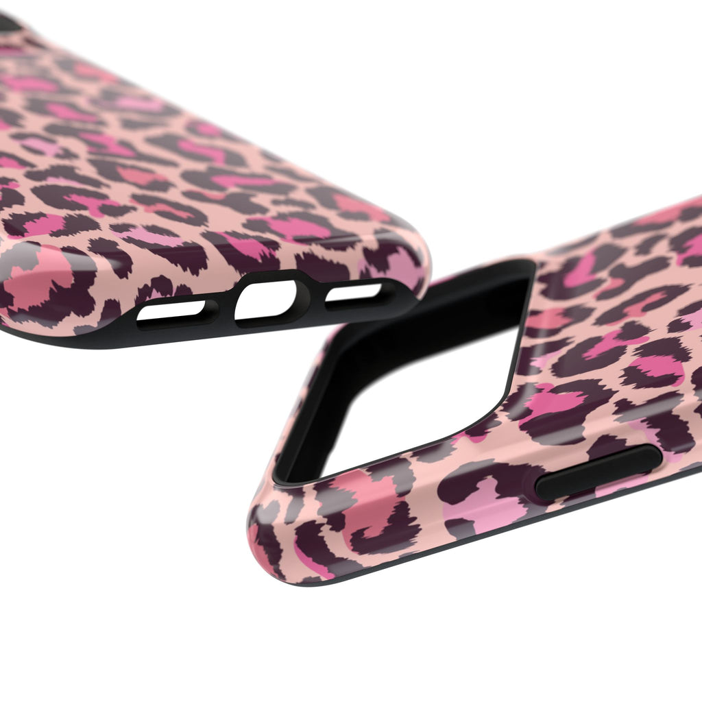 Pink Leopard Tough iPhone Case