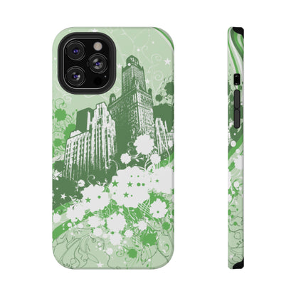 Green City Tough iPhone Case