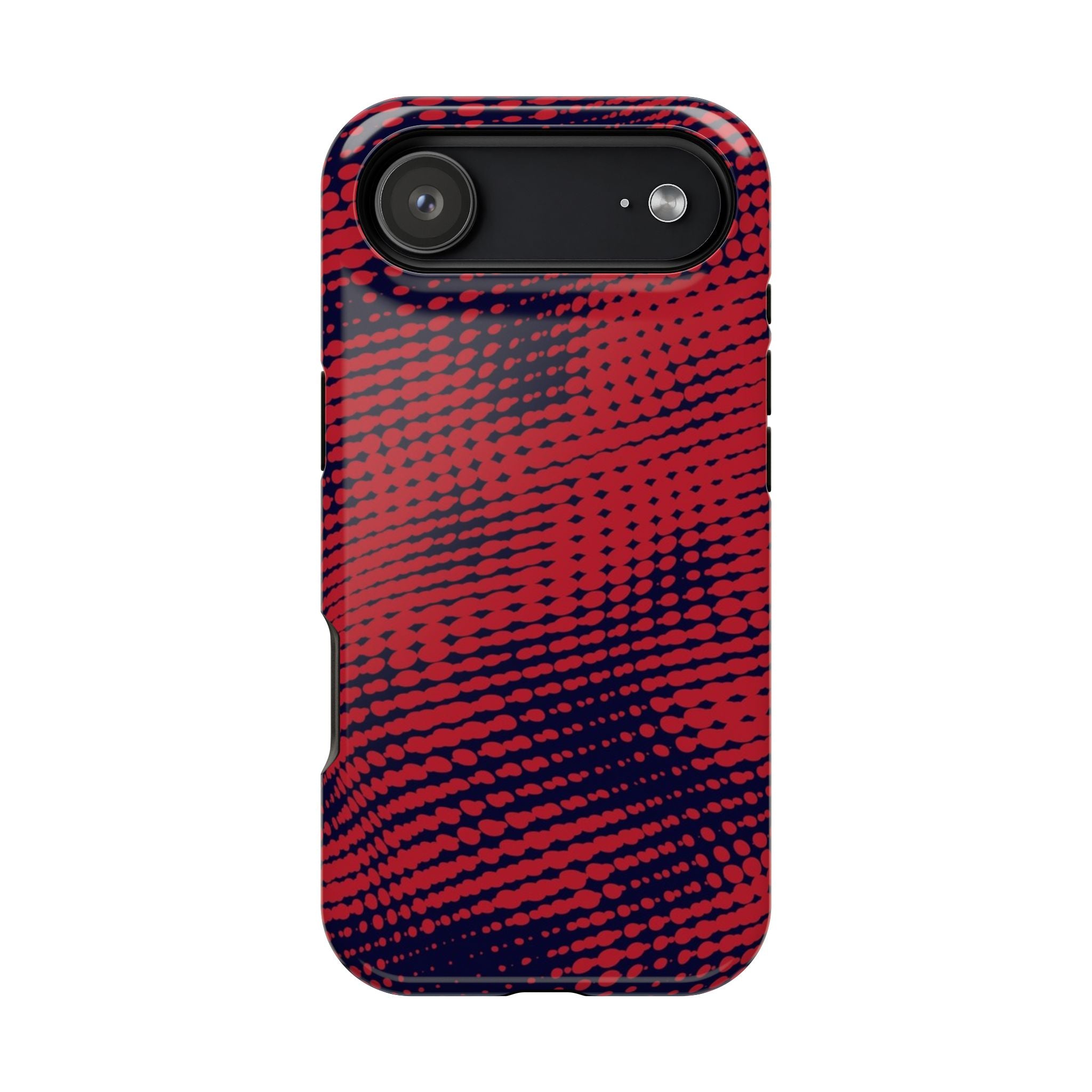 Red Static Tough iPhone Case