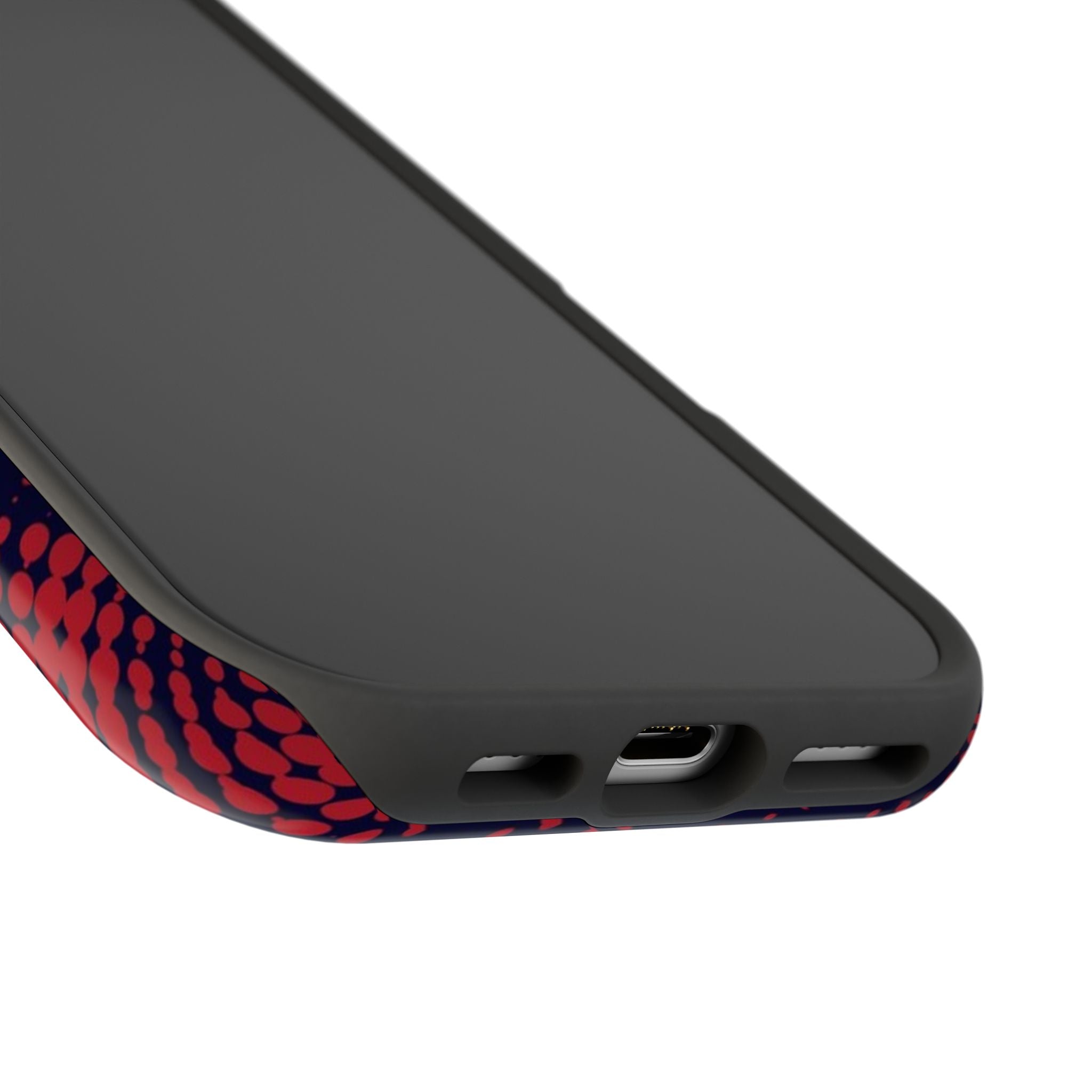 Red Static Tough iPhone Case