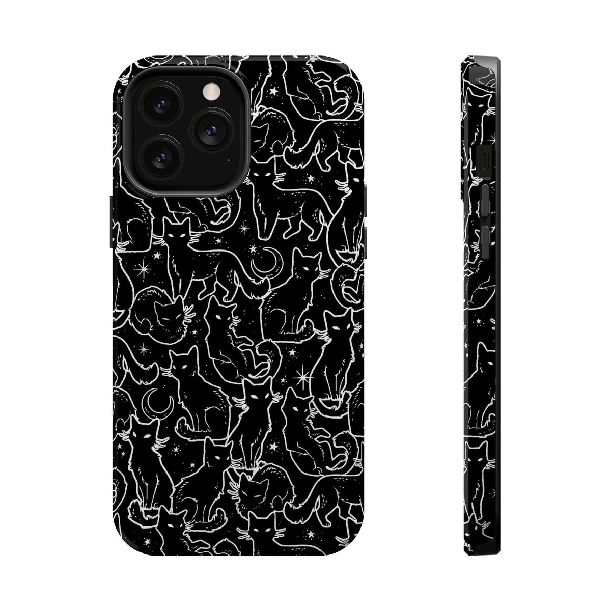Black Cats MagSafe Tough iPhone Case