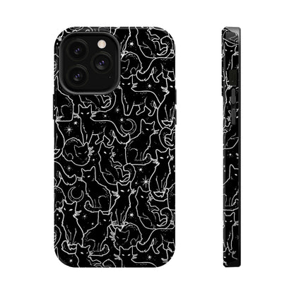 Black Cats MagSafe Tough iPhone Case