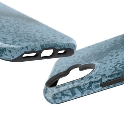 Blue Leopard MagSafe Tough iPhone Case
