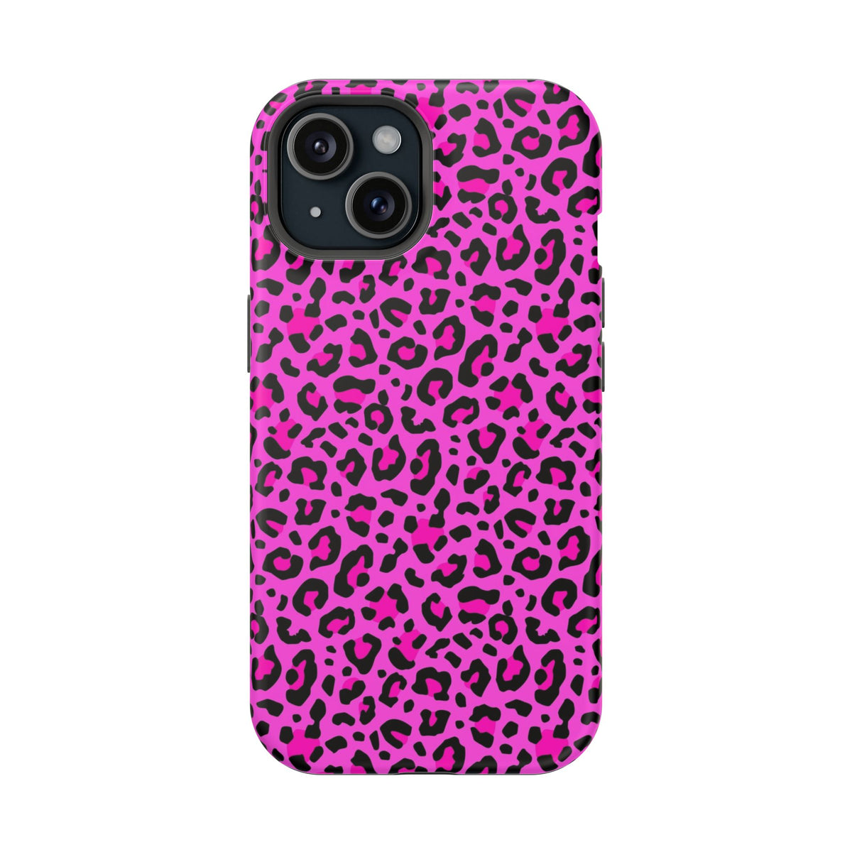 Pink Leopard MagSafe Tough iPhone Case