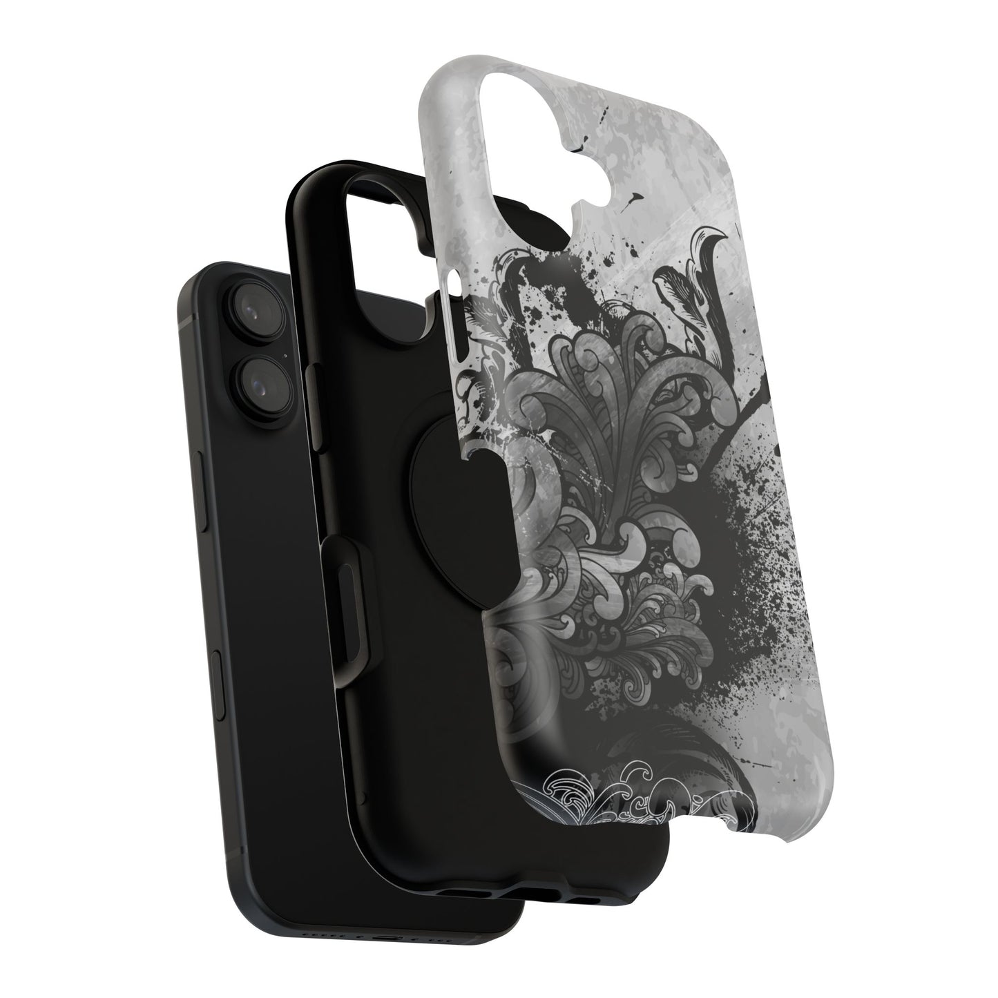 Charcoal Echo Tough iPhone Case