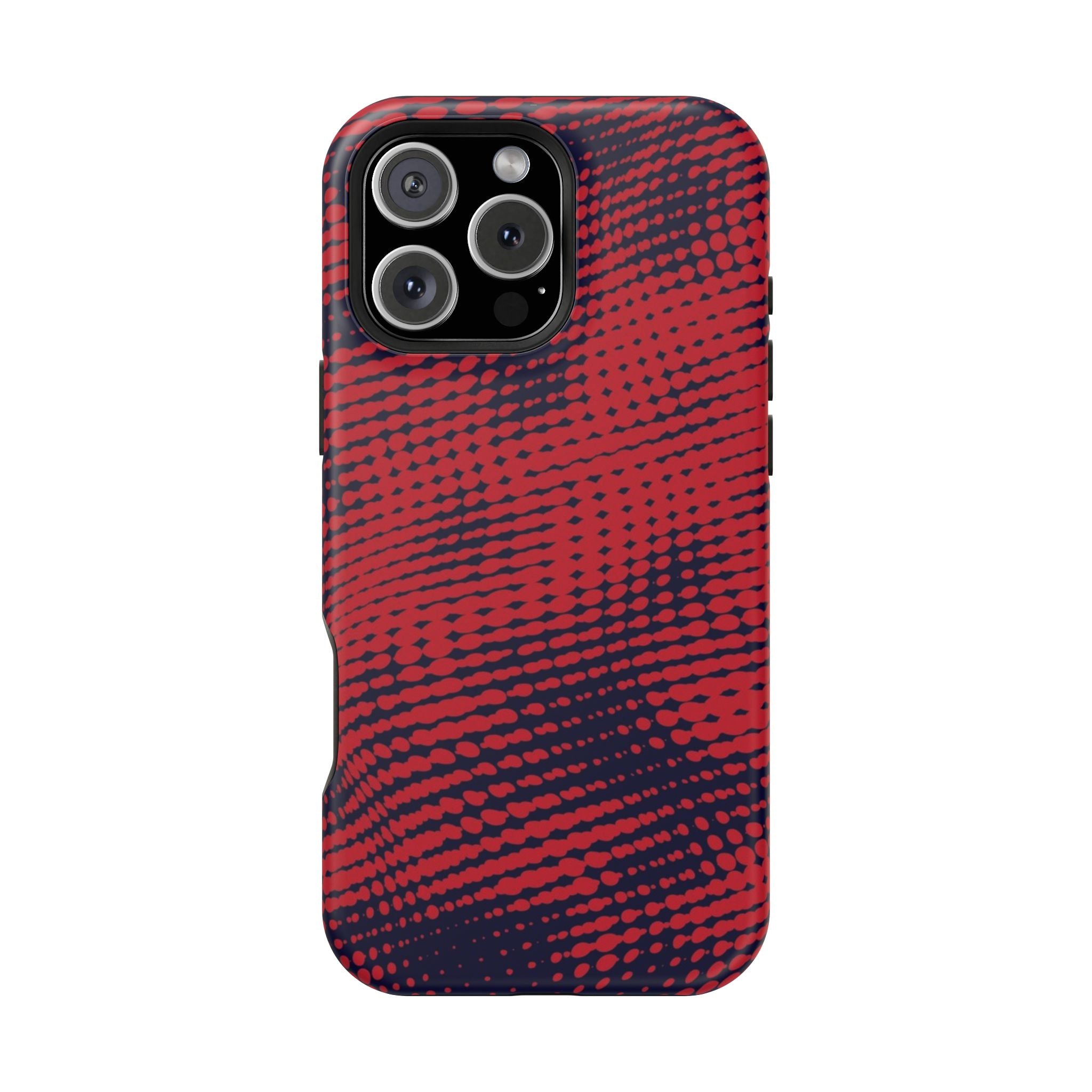 Red Static Tough iPhone Case