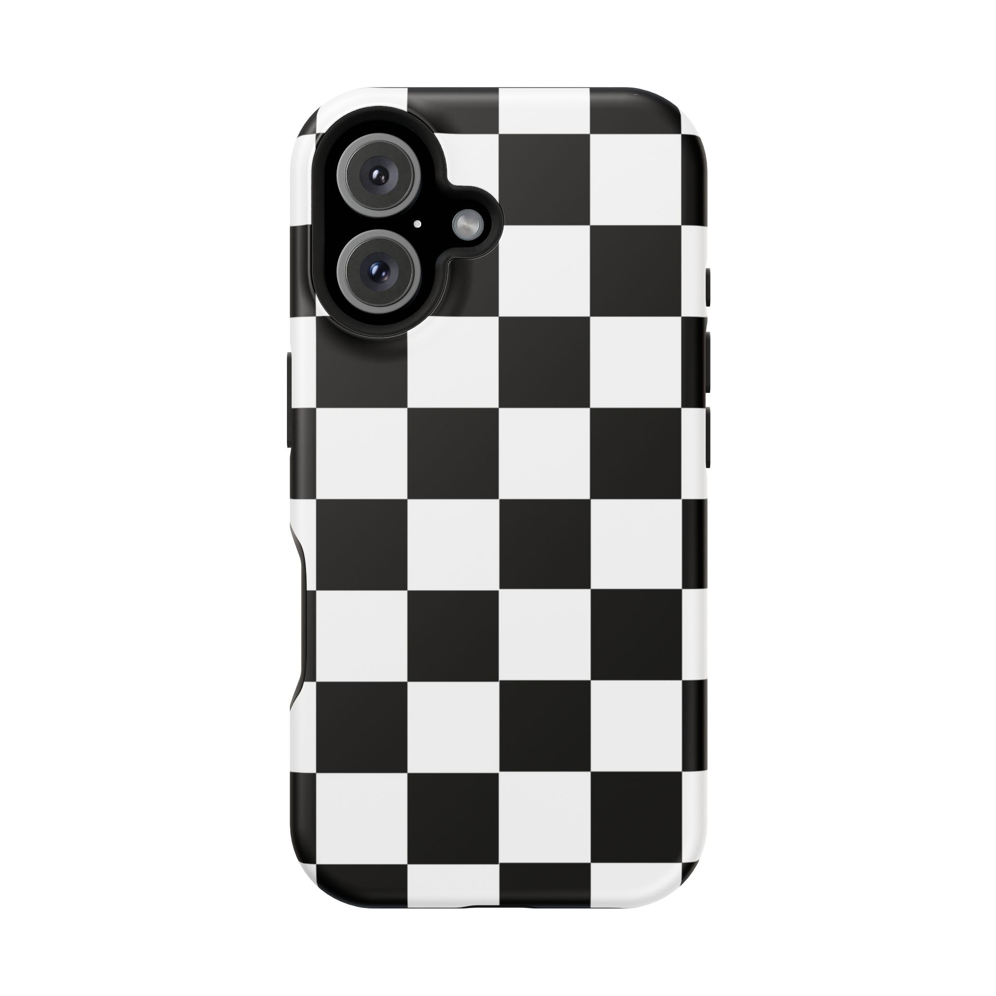 Black Grid Tough iPhone Case