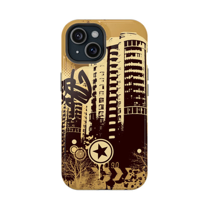 Brown City Tough iPhone Case