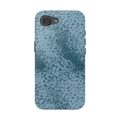 Blue Leopard MagSafe Tough iPhone Case