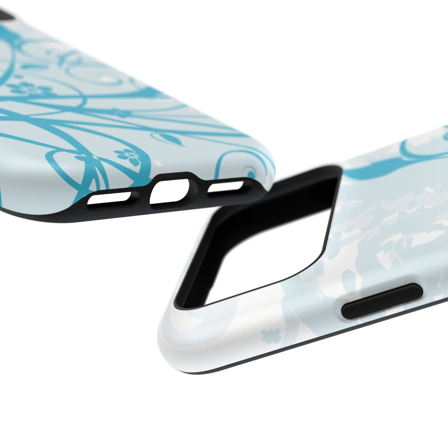 Blue Bloom Tough iPhone Case