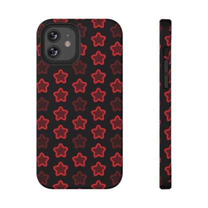 Red Stars Tough iPhone Case