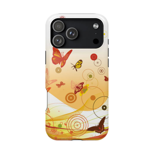 Amber Wings MagSafe Tough iPhone Case