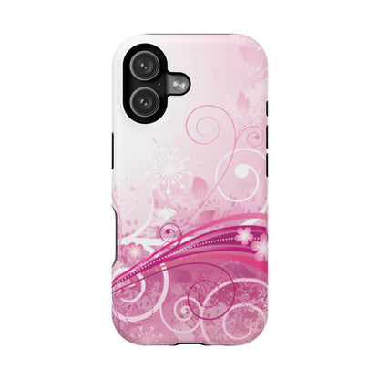 Faded Petals MagSafe Tough iPhone Case