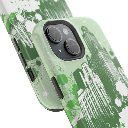 Green City Tough iPhone Case