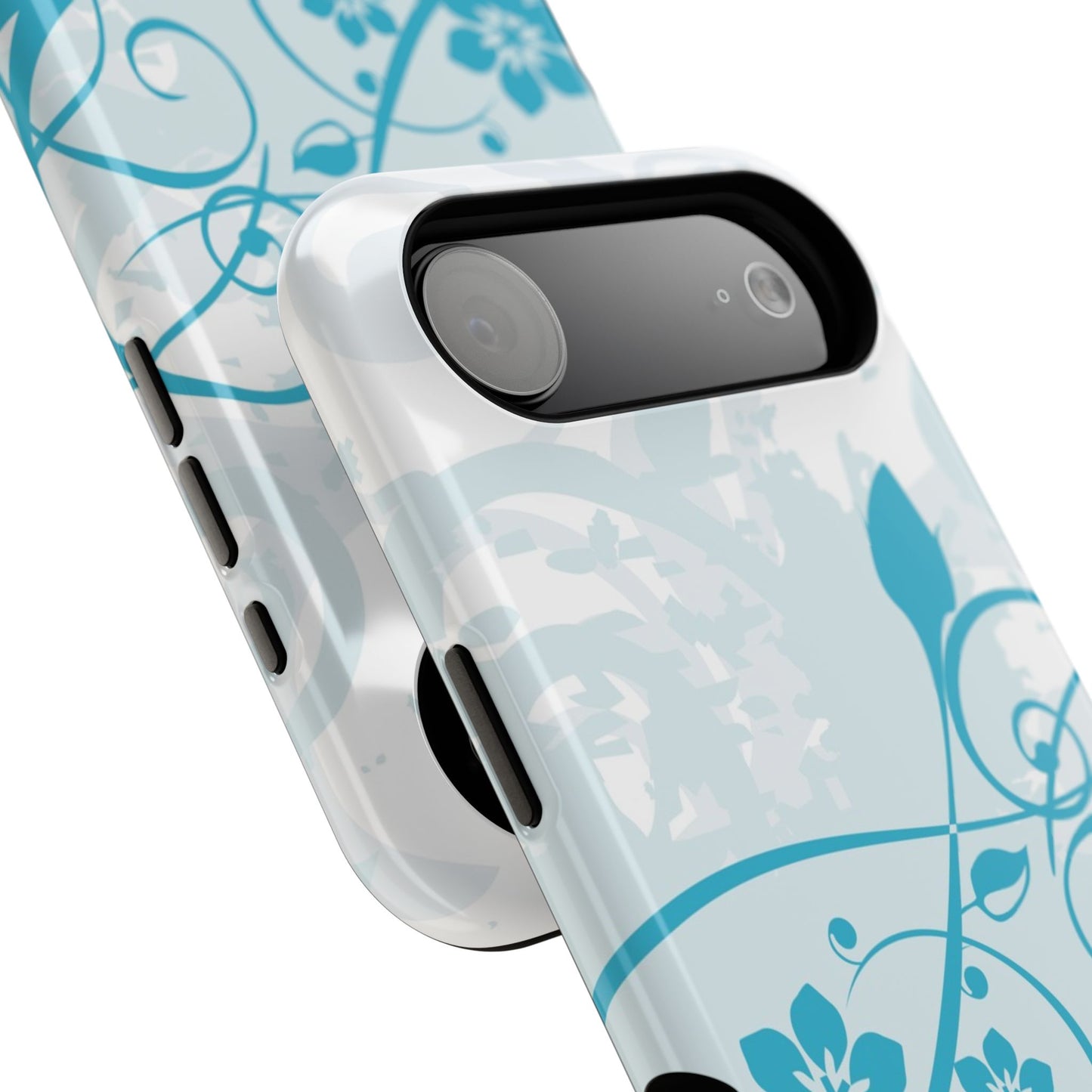 Blue Bloom Tough iPhone Case