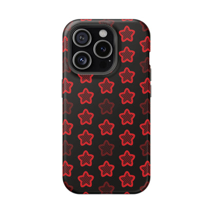 Red Stars Tough iPhone Case