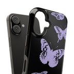 Purple Butterflies Tough iPhone Case
