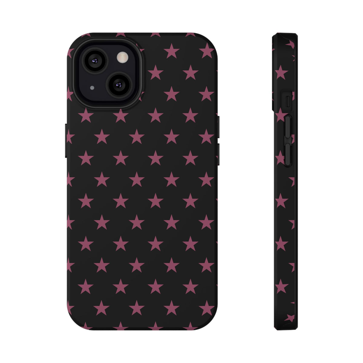 Burgundy Stars MagSafe Tough iPhone Case