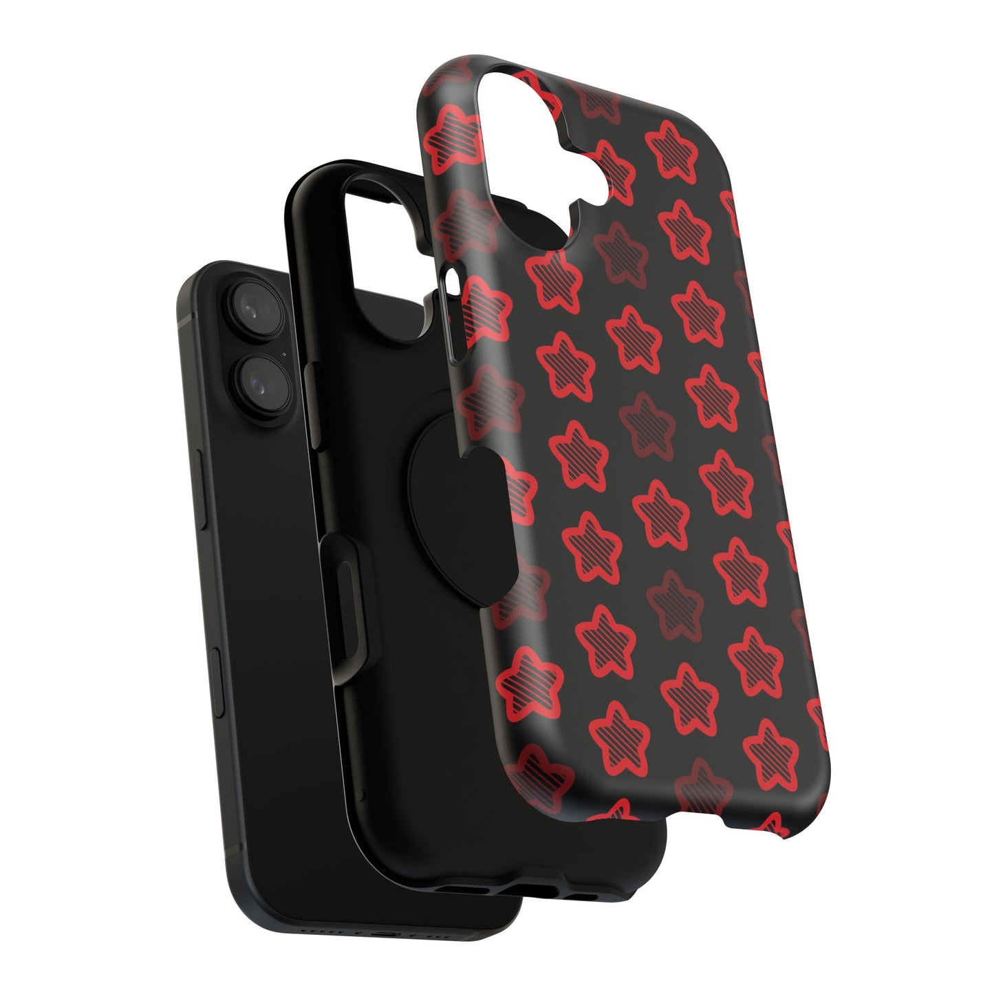 Red Stars Tough iPhone Case