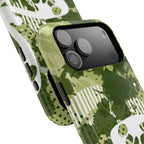 Green Echo Tough iPhone Case