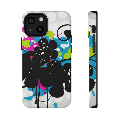 Electric Bloom Tough iPhone Case