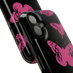 Pink Butterflies Tough iPhone Case