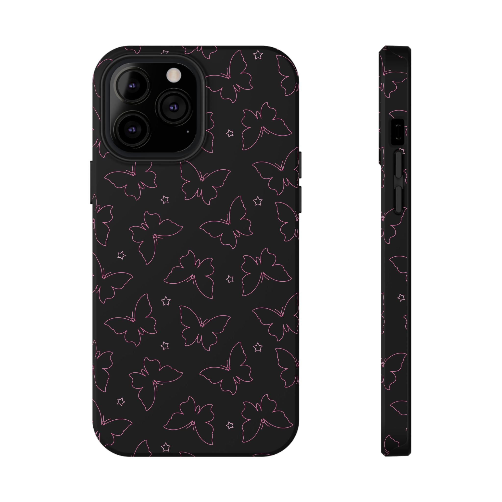 Midnight Flutter Tough iPhone Case