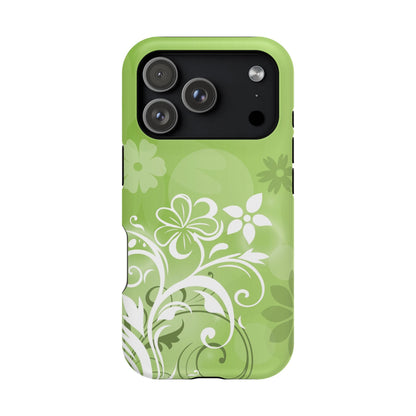 Green Mood Tough iPhone Case