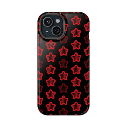 Red Stars Tough iPhone Case