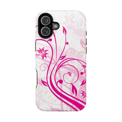 Flora Fuchsia Tough iPhone Case
