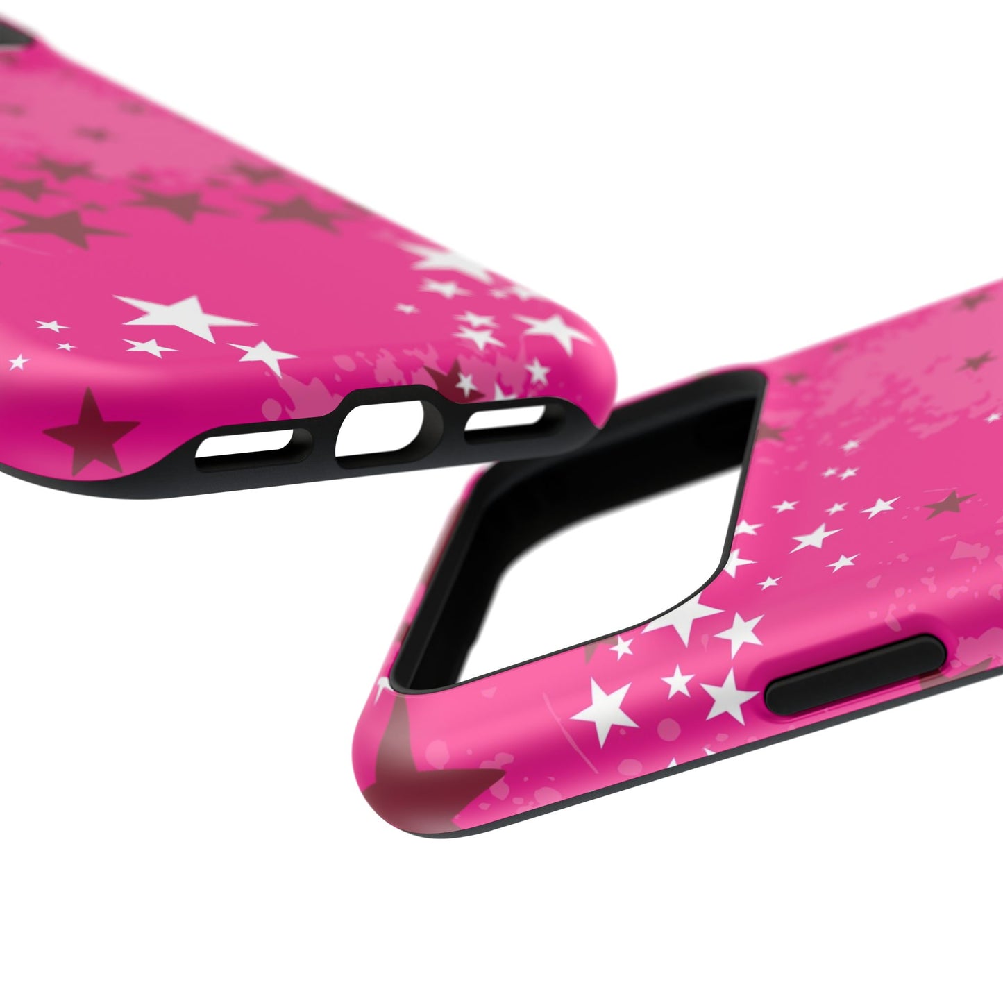 Pink Static Tough iPhone Case