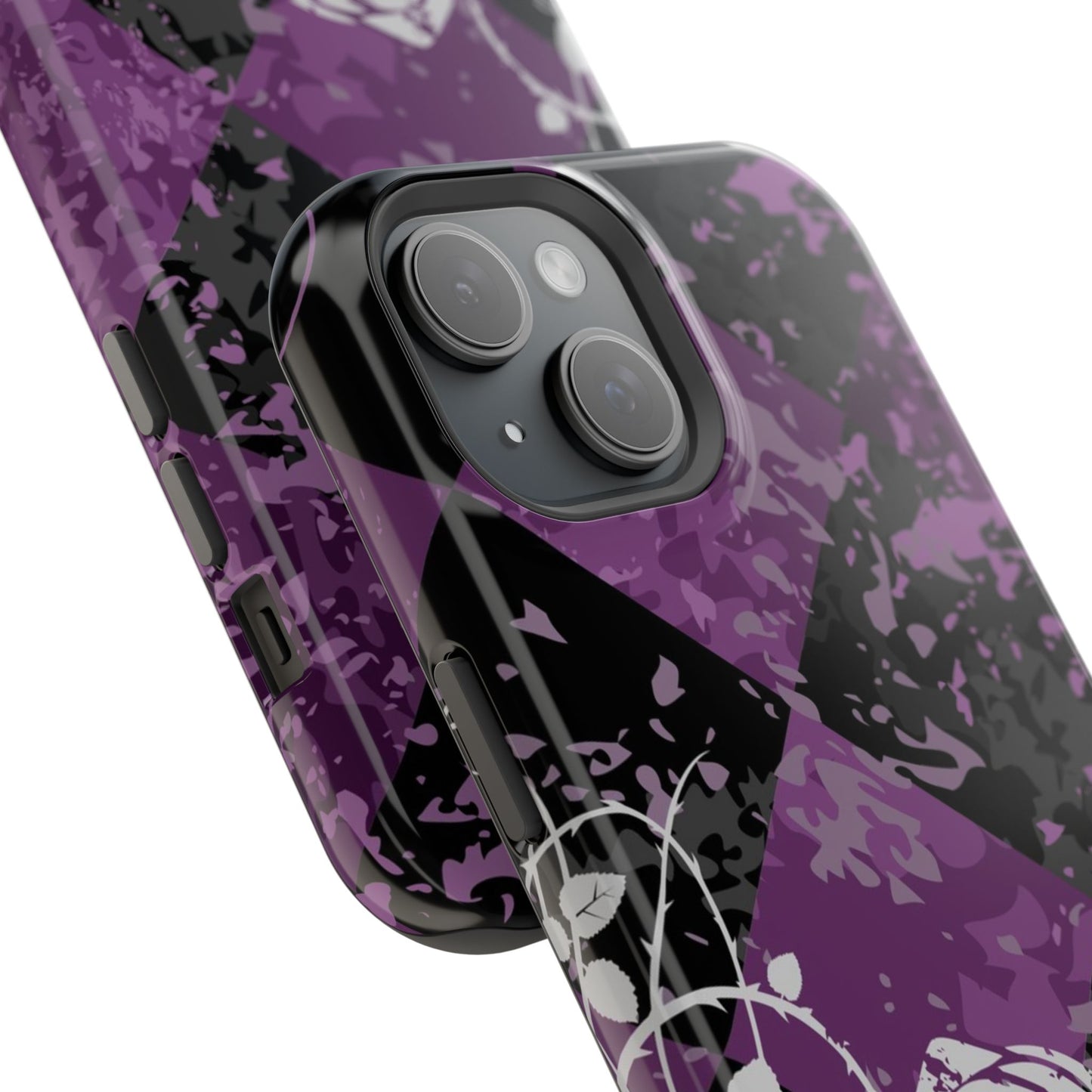 Checkered Rose Tough iPhone Case