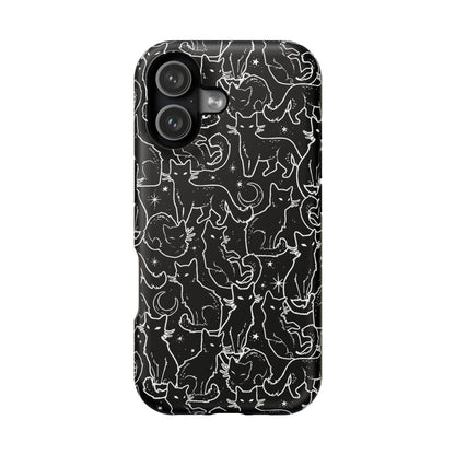 Black Cats MagSafe Tough iPhone Case