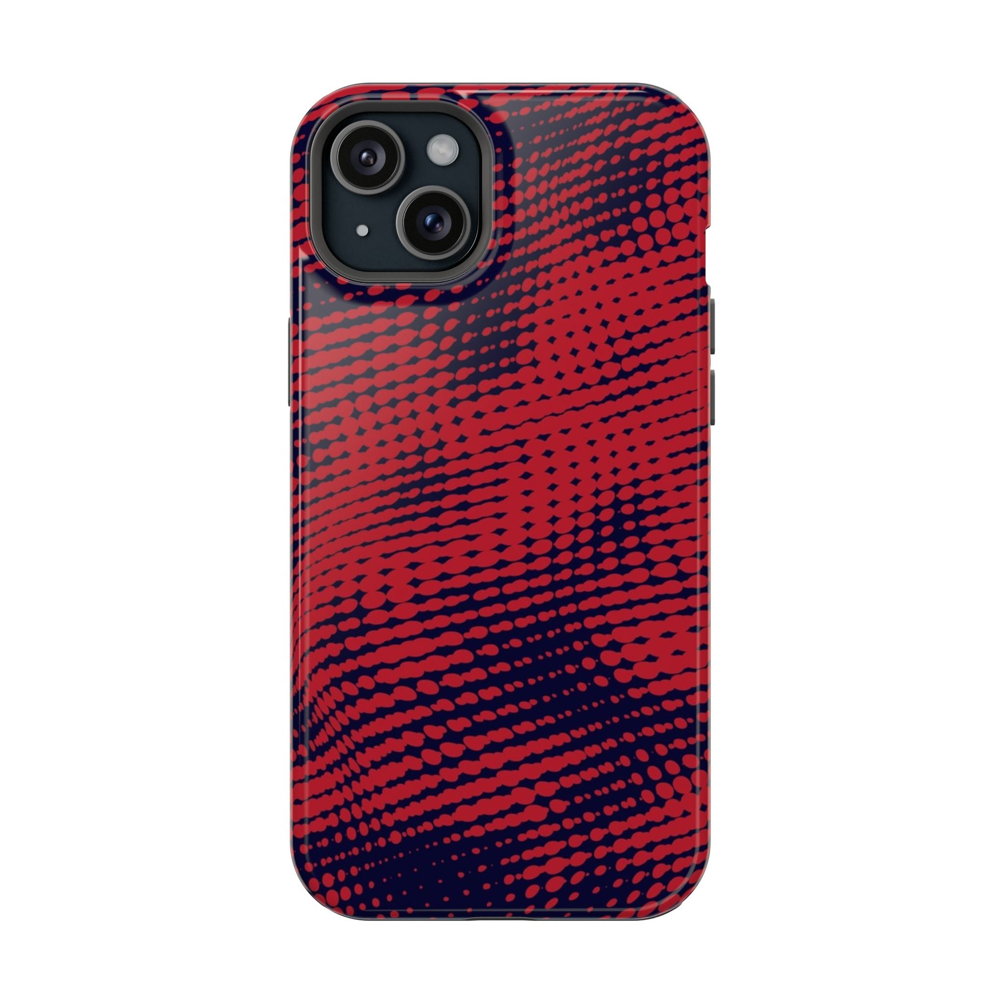 Red Static Tough iPhone Case