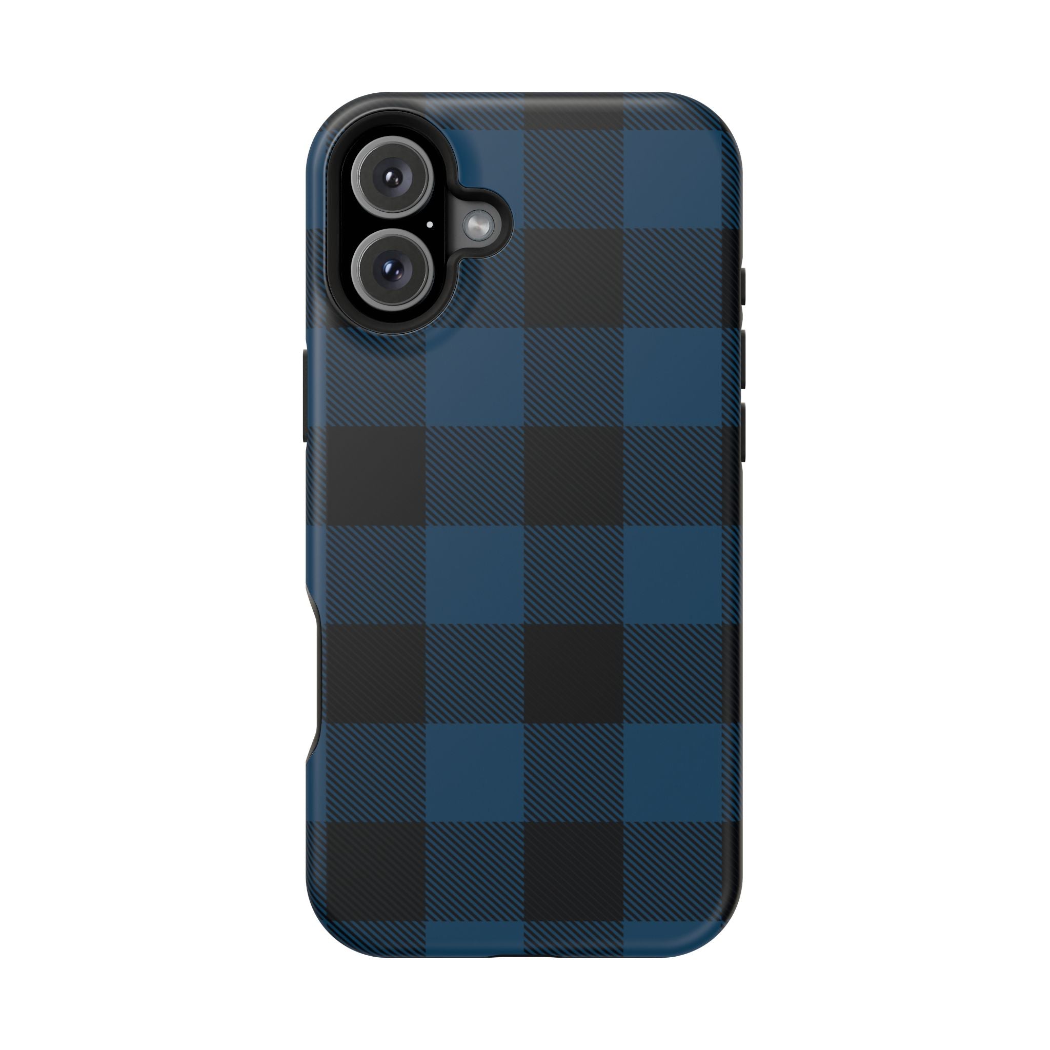 Blue Flannel Tough iPhone Case