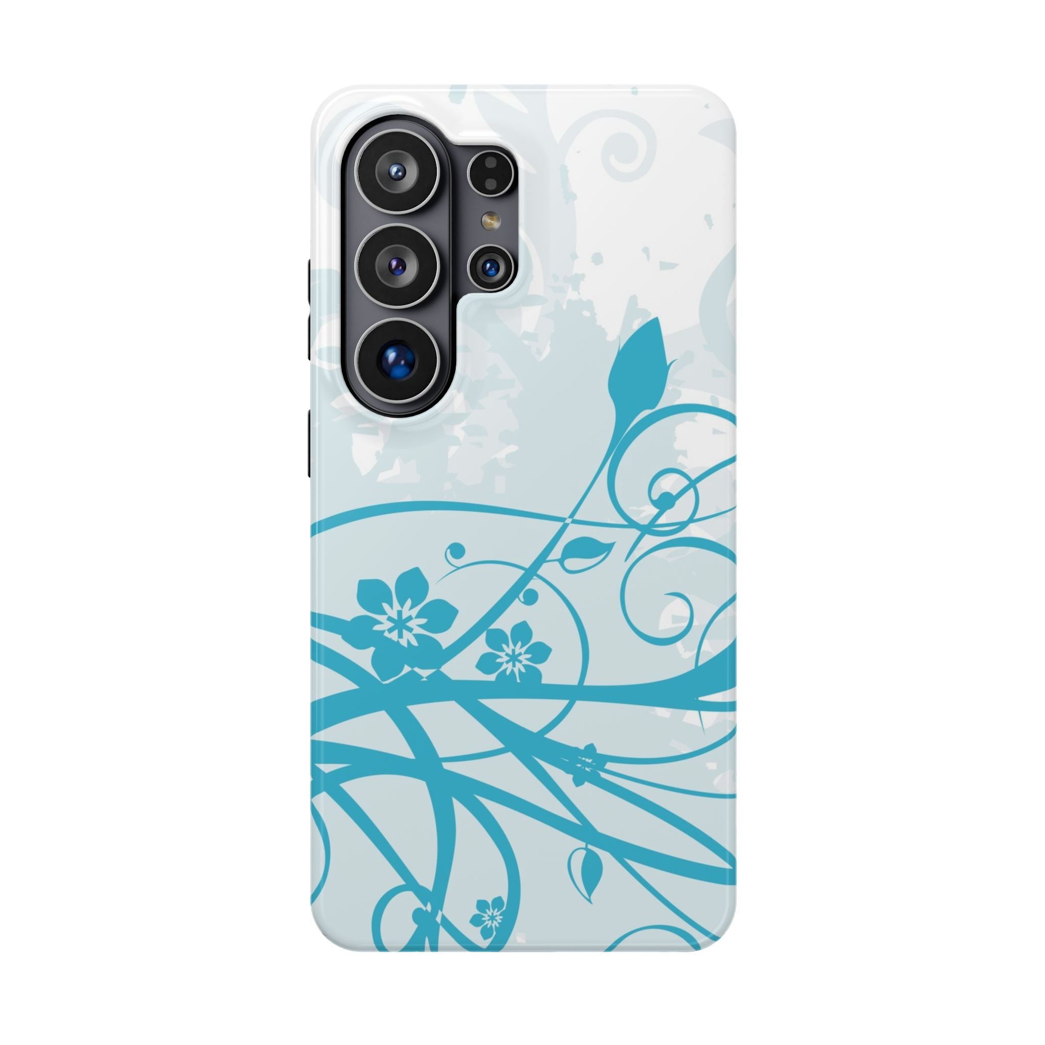Blue Bloom Tough Samsung Case