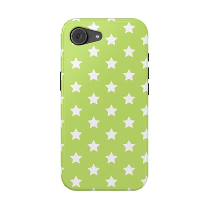 Green Stars MagSafe Tough iPhone Case