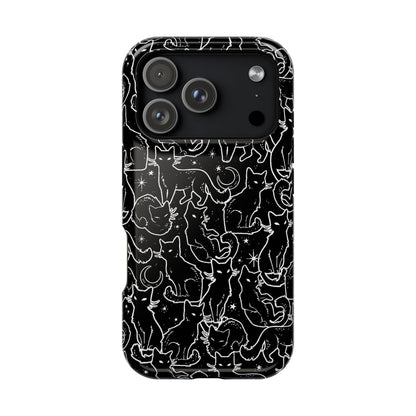Black Cats MagSafe Tough iPhone Case